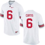 Men's Ohio State Buckeyes #6 Kory Curtis White Nike NCAA College Football Jersey Outlet LMX3344UZ
